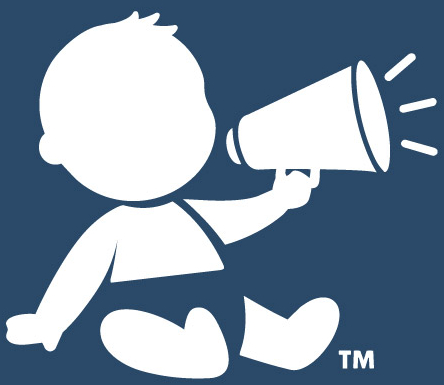 Baby Says Books standalone baby logo